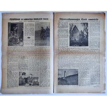 Notizie di guerra estoni Rindeleht Nr. 19, 1943. Espenlaub militaria