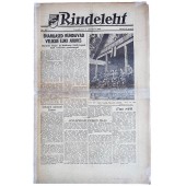 Estnische WK2 Nachrichten Rindeleht Ausgabe 21, 1943