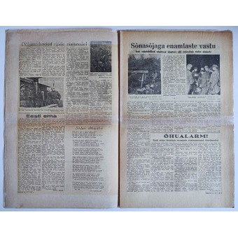 Noticias estonias WW2 Rindeleht edición 21, 1943. Espenlaub militaria