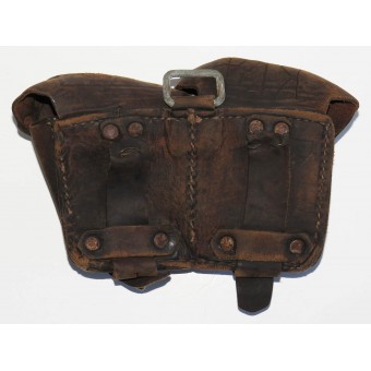 Pochette à munitions en cuir pour fusil Mosin. Espenlaub militaria