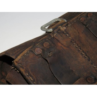 Pochette à munitions en cuir pour fusil Mosin. Espenlaub militaria