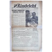 Newspaper in Estonian Rindeleht issue 18, 1943