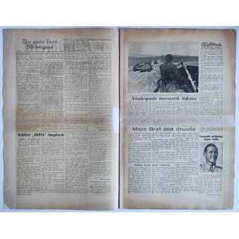 Giornale in estone Rindeleht numero 18, 1943. Espenlaub militaria