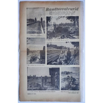 Newspaper for Estonian SS Volunteers 11. September 1943, issue #17. Espenlaub militaria