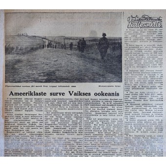 Newspaper for Estonian SS Volunteers Rindeleht Rindeleht issue 29, 1943. Espenlaub militaria