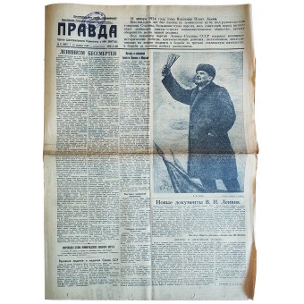 Zeitung Pravda Nr. 21 für 1940. Espenlaub militaria