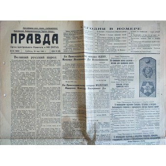 Giornale Verità del 26 maggio 1945. Espenlaub militaria