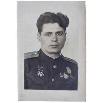 Retrato Héroe de la Unión Soviética Lorin. Espenlaub militaria