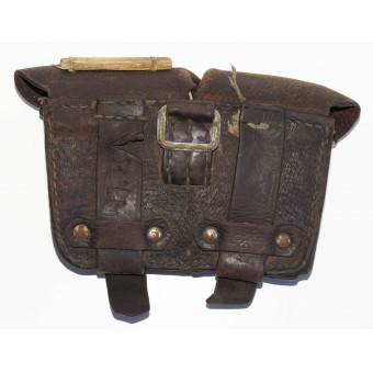 Pochette à munitions Mosin produite avant la Seconde Guerre mondiale. Espenlaub militaria