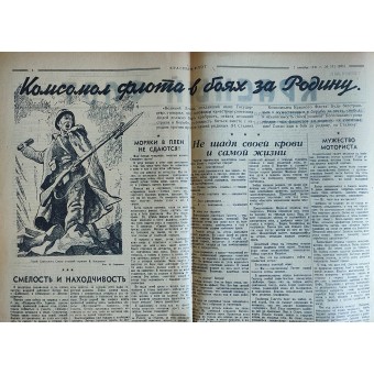 Red Fleet newspaper from 1941. Espenlaub militaria