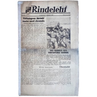 Rindeleht #12, 1943 combat activity on the Eastern Front. Espenlaub militaria