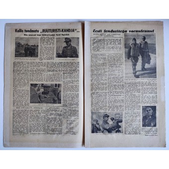 Rindeleht über das Attentat auf Hitler, 22. Juli 1944.. Espenlaub militaria