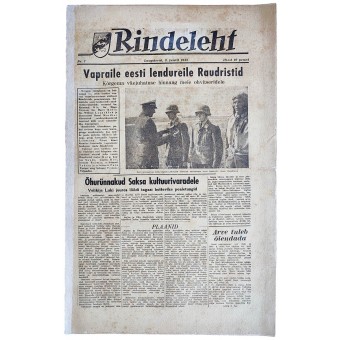 Rindeleht over Estse piloten, #7, 1943. Espenlaub militaria