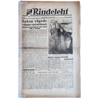 Rindeleht en estonien, numéro 8, 1943. Espenlaub militaria