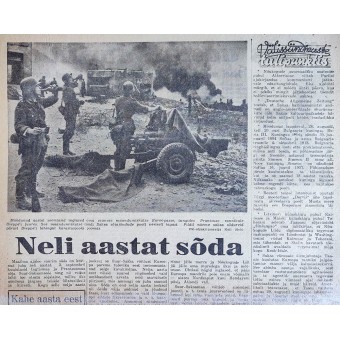 Rindeleht issue about Narva battalion, Nr. 16, 1943