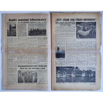 Rindeleht-Ausgabe über das Narva-Bataillon, Nr. 16, 1943. Espenlaub militaria