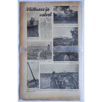 Edición de Rindeleht sobre el batallón Narva, nº 16, 1943. Espenlaub militaria