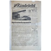 Газета Rindeleht о высадке в Нормандии от 10 июня 1944 г.