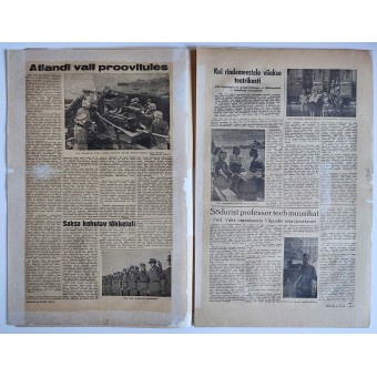 Rindeleht issue about Normandy D-Day Landing. Espenlaub militaria