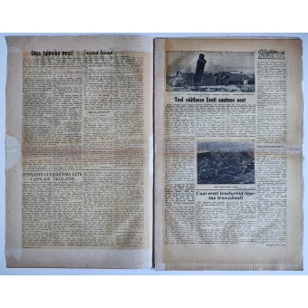 Rindeleht newspaper from November 6th, 1943. Espenlaub militaria