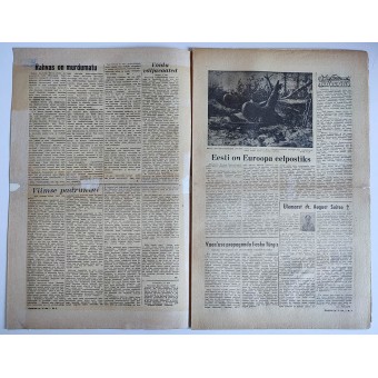 Tidningen Rindeleht nummer 11, 18 mars 1944. Espenlaub militaria