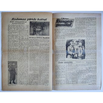 Tidningen Rindeleht nummer 11, 18 mars 1944. Espenlaub militaria