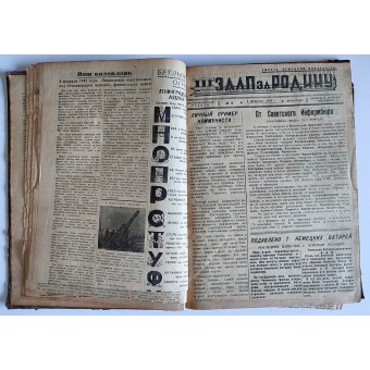 Salvo fire for the Motherland 1945 Binder. Espenlaub militaria