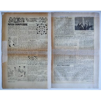 Giornale delle Waffen SS per gli estoni Rindeleht vol. 24, 30 ottobre 1943 - nuova coscrizione in Estonia. Espenlaub militaria