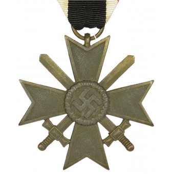 Cruz del Mérito de Guerra KVK2 de zinc. Espenlaub militaria