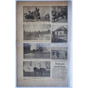 WW2 newspaper in Estonian Rindeleht Nr. 13, 1944. Espenlaub militaria