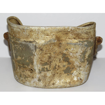 Battle-damaged German WW2 mess kit. Espenlaub militaria