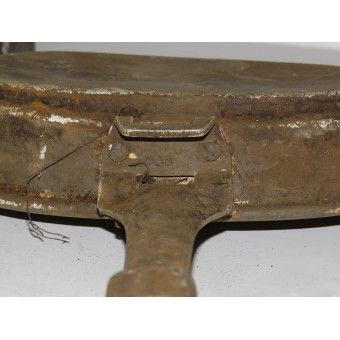 Battle-damaged Wehrmacht Mess Kit found in Pskov area. Espenlaub militaria