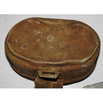 Battle relic find soviet mess kit and spoon. Espenlaub militaria