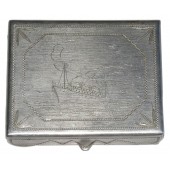 German POW made cigarette case from Tallinn 1947