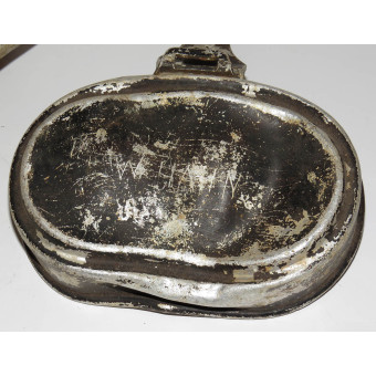 Heavily damaged M31 German Mess Kit. Espenlaub militaria