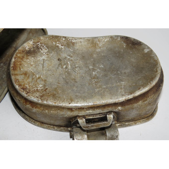 Red Army Mess Kit and Spoon from Courland pocket. Espenlaub militaria