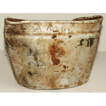 Подписной котелок и немецкая фляга со стаканом. Espenlaub militaria