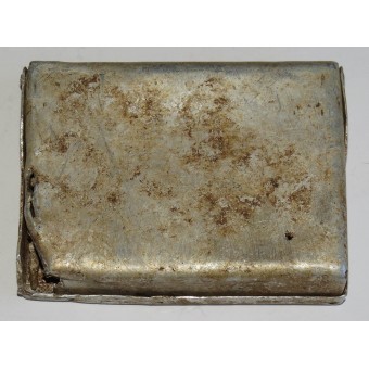 Relic Trench-made cigarette case from Narva area. Espenlaub militaria