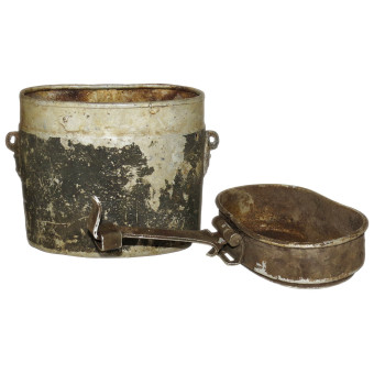 Relic Wehrmacht Kochgeschirr M31 found near Königsberg. Espenlaub militaria