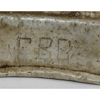 Котелок с мест боёв с инициалами бойца. Espenlaub militaria