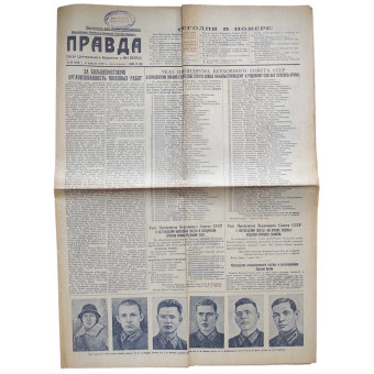 Journal central Pravda du 8 avril 1940. Espenlaub militaria