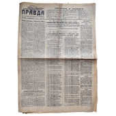 Central newspaper "Pravda", January 20, 1940