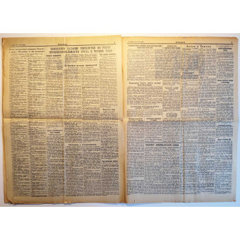 Central newspaper Pravda (The Truth) dated January 13, 1940. Espenlaub militaria