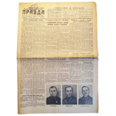 Central party newspaper "Pravda", January 17, 1940