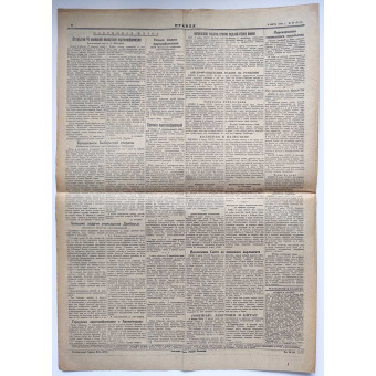 Central Soviet newspaper Pravda, March 9, 1940. Espenlaub militaria