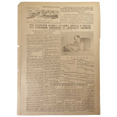 Naval newspaper "Dozor" (The Watch) dated January 22, 1942