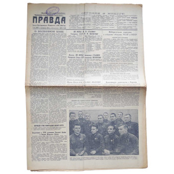 Journal soviétique Pravda du 5 février 1940. Espenlaub militaria