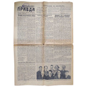 Советская газета "Правда" от 16 июня 1940 г.