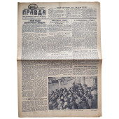 The Central Committee newspaper "Pravda", September 26, 1939