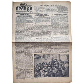 The Central Committee newspaper Pravda, September 26, 1939. Espenlaub militaria